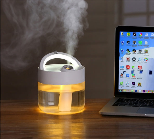 Quiet LED Humidifier – Dimmable & Ultra-Silent Mist Maker