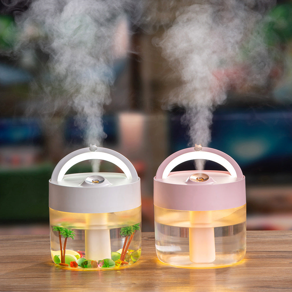 Quiet LED Humidifier – Dimmable & Ultra-Silent Mist Maker