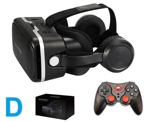 Original VR Shinecon 3D Virtual Reality Headset with Stereo Headphones