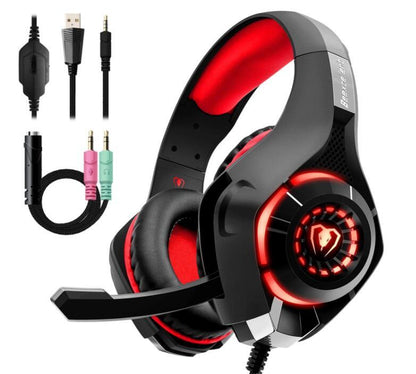 Gaming Headphones – Surround Sound & Noise-Cancelling Mic
